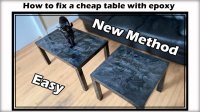 How To Written Instruction: Epoxy Smoke Tables