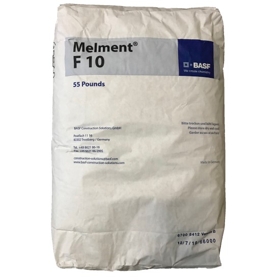 Superplasticizer for cement and gypsum Melment F10