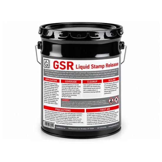 Clear Stamped Concrete Liquid Release Agent – G-SR