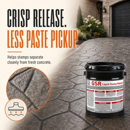 Clear Stamped Concrete Liquid Release Agent – G-SR
