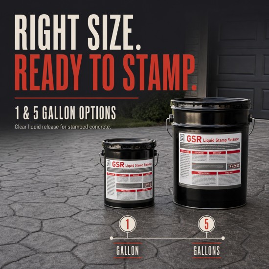 Clear Stamped Concrete Liquid Release Agent – G-SR