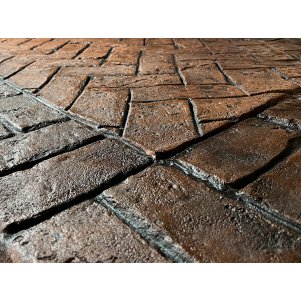 Brick Border Concrete Stamp Mat SM 4011, 30" x 7.5" 