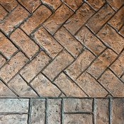 Concrete Stamp Mold SM 4100 Herringbone Brick , 32.75" x 26" Concrete Stamp Mold SM 4100 Herringbone Brick , 32.75" x 26"