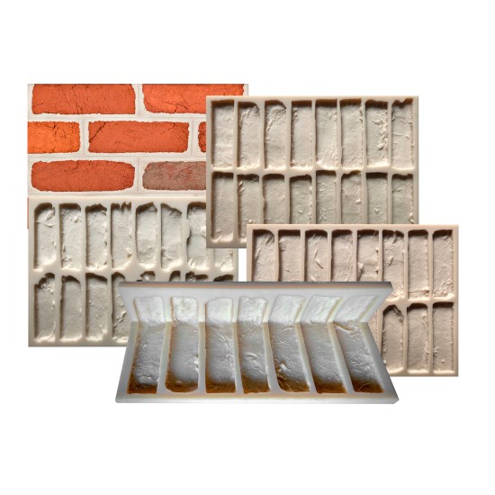 Antique Brick Stone Mold BS 612, 25.5" x 18.25"