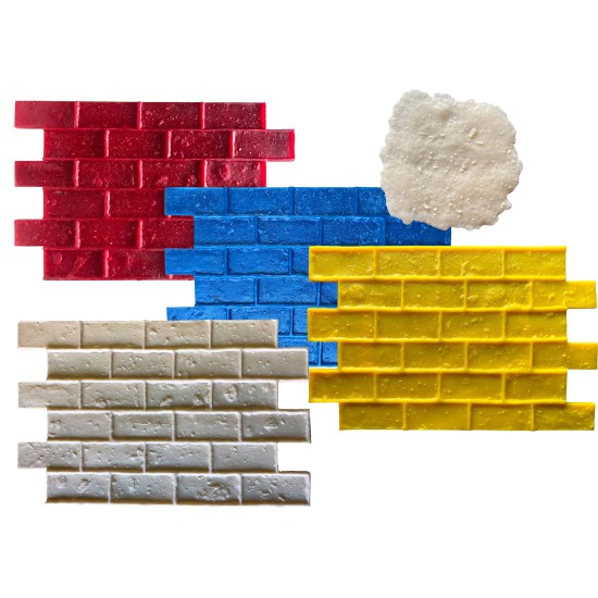 Concrete Stamp Mats SM 4200 Brick, 37" x 23.75"