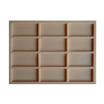 Rubber Mold For Multiple Concrete Samples CSM 7001, 20" x 14.5"