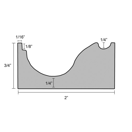 Concrete Countertop Mold Edge Form CEF 7017