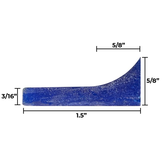 Concrete Countertop Mold Edge Form CEF 7020 Half Bullnose