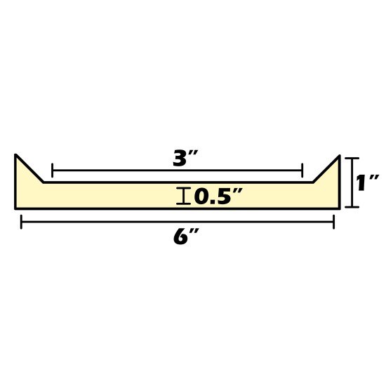 Concrete Edge Form Liner SL 7050