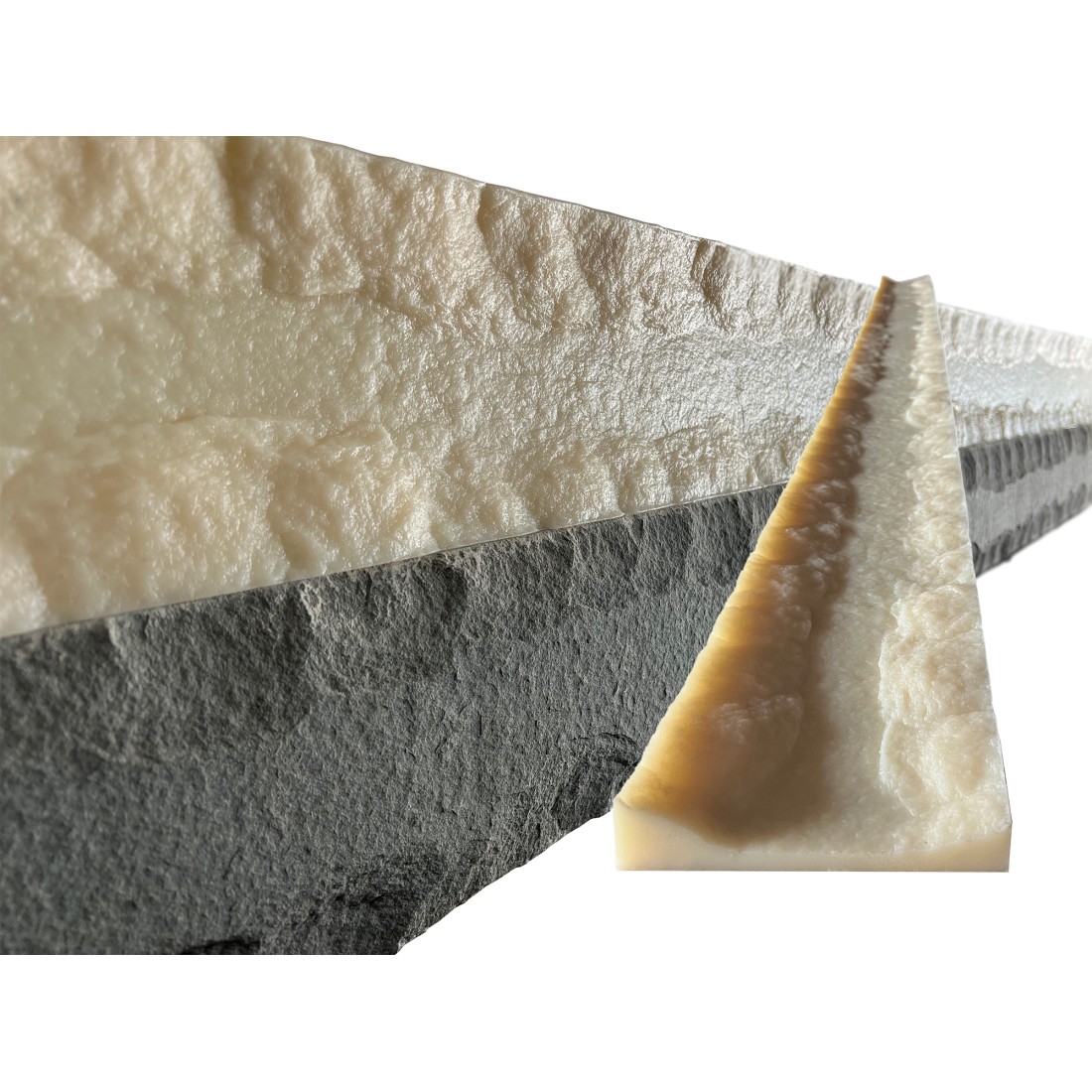 Concrete Edge Form Liners for Countertops, Stairs, and Fireplaces 7050