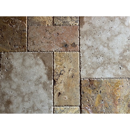 Travertine Paving Stone Mold PS 5602 French Pattern & Pool Coping