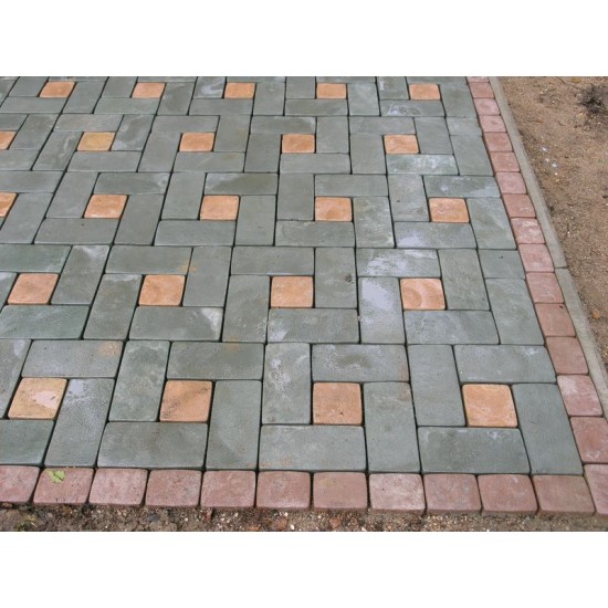 Paver Stone Mold PS 12049/R, 8" x 4"