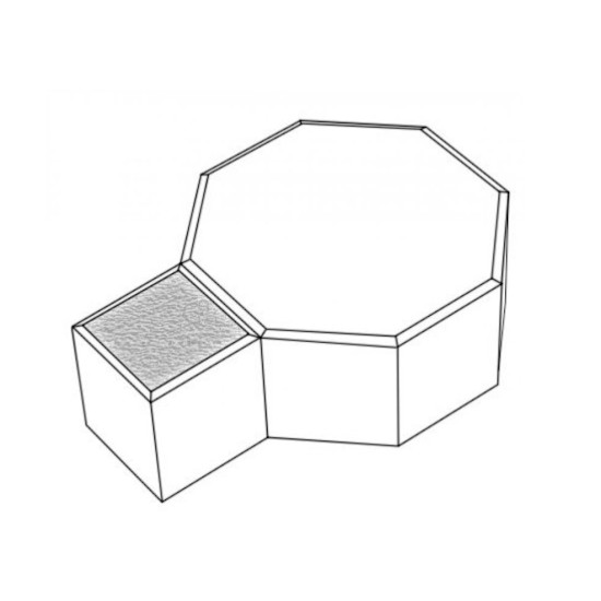 Paver Stone Mold PS 13039/R, 8.75" x 5.5"