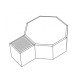 Paver Stone Mold PS 13039/R, 8.75" x 5.5"
