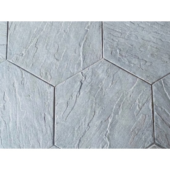 Bluestone Hexagonal Rotating Paver Concrete Stamps SM 1930, 36" x 36"