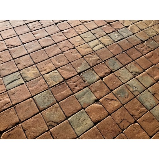 Old London Cobblestone 4" Tile Concrete Stamps SM 2111, 24" x 24"