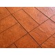 Houston Slate Tile Basket Weave Concrete Stamps SM 2202, 24" x 24"
