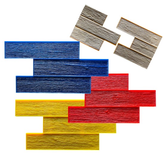 Barn Wood Stamp Mat WSM 105500, 6" x 26"