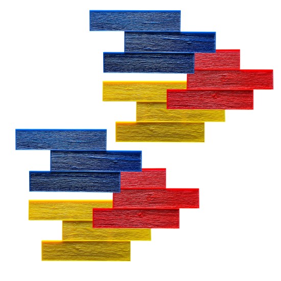 Barn Wood Stamp Mat WSM 105500, 6" x 26"