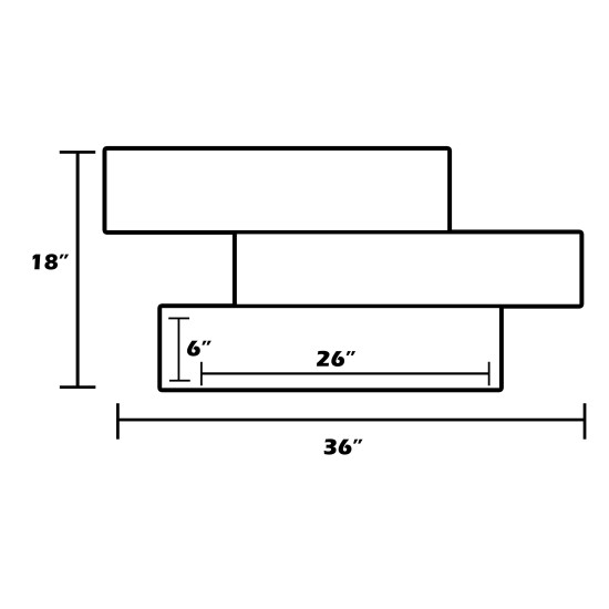 Barn Wood Stamp Mat WSM 105500, 6" x 26"