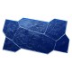 Concrete Stamp Mats SM 1923 Random Slate Stone, 56" x 35"
