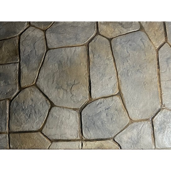 Concrete Stamp Mats SM 1923 Random Slate Stone, 56" x 35"