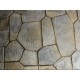 Concrete Stamp Mats SM 1923 Random Slate Stone, 56" x 35"