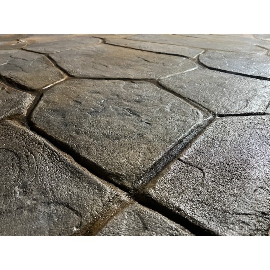 Concrete Stamp Mats SM 1923 Random Slate Stone, 56" x 35"