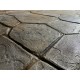Concrete Stamp Mats SM 1923 Random Slate Stone, 56" x 35"