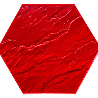 Concrete Stamp Mats SM 1930 Hexagonal Stone, 36" x 36"