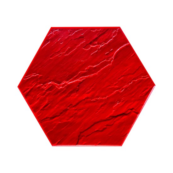 Concrete Stamp Mats SM 1930 Hexagonal Stone, 36" x 36"