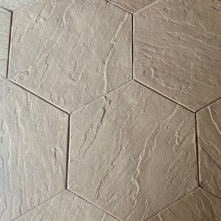 Concrete Stamp Mats SM 1930 Hexagonal Stone, 36" x 36"