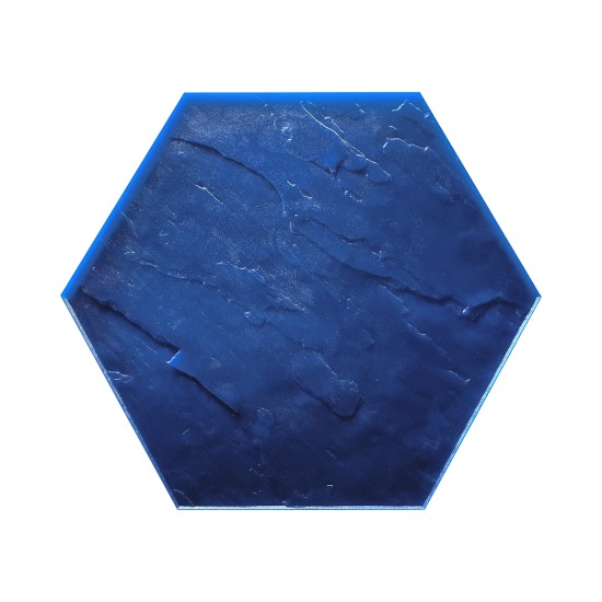 Concrete Stamp Mats SM 1930 Hexagonal Stone, 36" x 36"