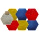 Concrete Stamp Mats SM 1930 Hexagonal Stone, 36" x 36"