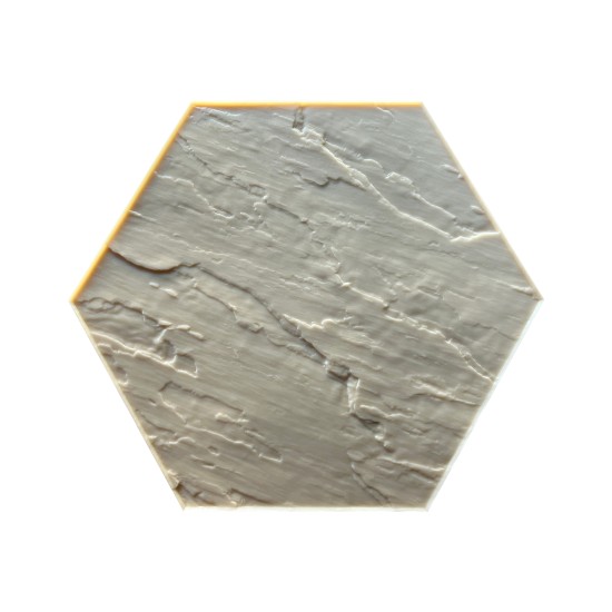 Concrete Stamp Mats SM 1930 Hexagonal Stone, 36" x 36"