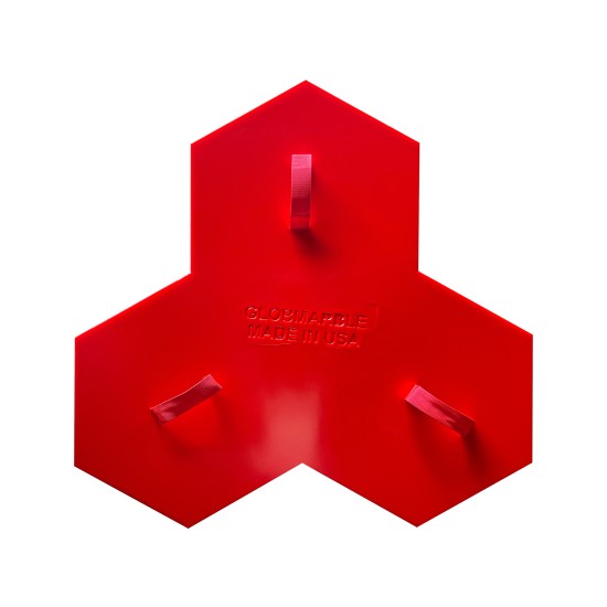 Concrete Stamp Mats SM 1933 Hexagonal Stones, 35.5" x 35.5"