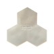 Concrete Stamp Mats SM 1933 Hexagonal Stones, 35.5" x 35.5"