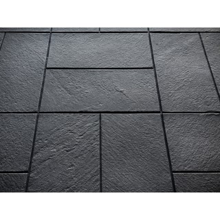 Savannah Slate Tile Basket Weave Concrete Stamps SM 2002, 24" x 24"