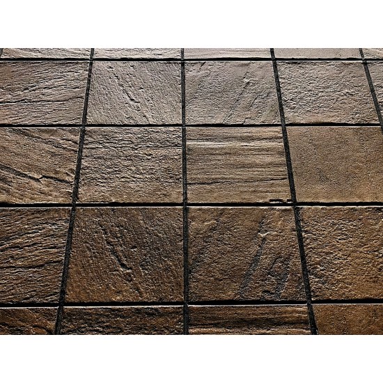 Savannah Slate Tile Dual Stack Bond Concrete Stamps SM 2005, 24" x 12"