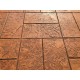 Hudson Slate Tile Basket Weave Concrete Stamps SM 2102, 24" x 24"