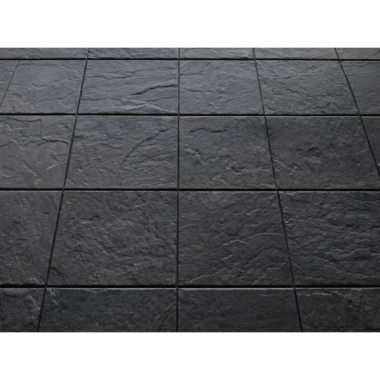 Hudson Slate Tile Quad Stack Bond Concrete Stamps SM 2104, 24" x 24"