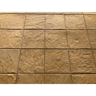 Hudson Slate Tile Quad Stack Bond Concrete Stamps SM 2104, 24" x 24"