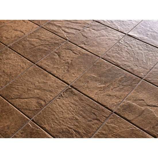 Hudson Slate Tile Dual Stack Bond Concrete Stamps SM 2105, 24" x 12"