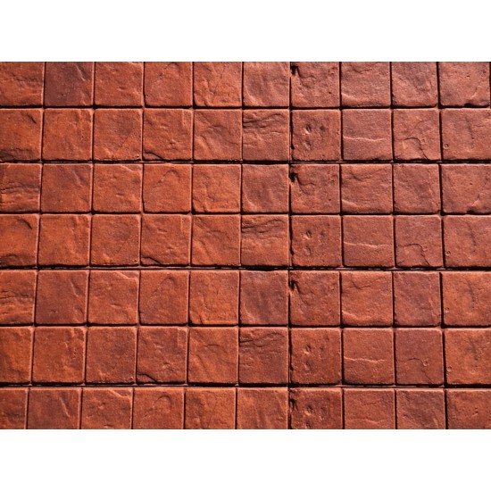 Old London Cobblestone 4" Tile Border Concrete Stamps SM 2010, 32.5" x 8"