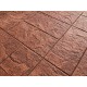 Colorado Slate Tile Basket Weave Concrete Stamps SM 2302, 24" x 24"