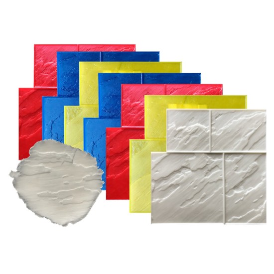 Concrete Ashlar Slate Stamps SM 3004, 24" x 24"