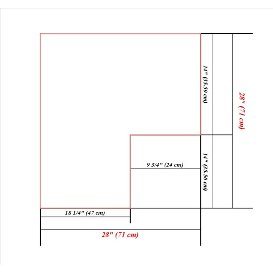 Concrete Ashlar Slate Stamps SM 3100, 28" x 28"