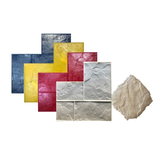 Concrete Ashlar Slate Stamps SM 3100, 28" x 28"