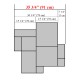 Concrete Grand Ashlar Slate Stamps SM 3300, 36" x 36"