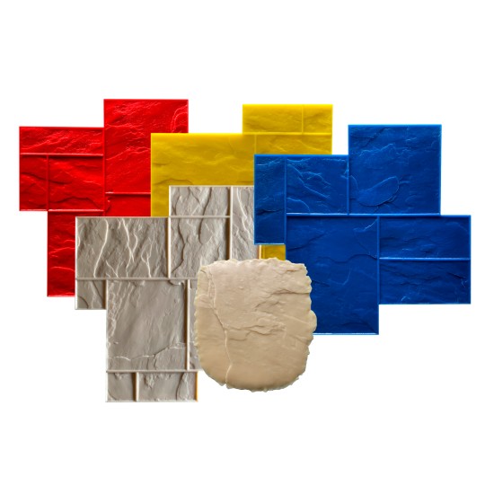 Concrete Grand Ashlar Slate Stamps SM 3300, 36" x 36"